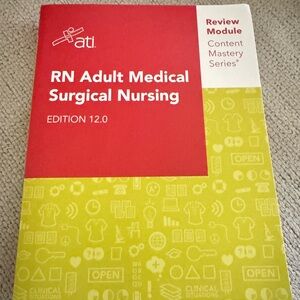ATI RN Adult Medical Surgical Nursing Review Module - Red & Lime